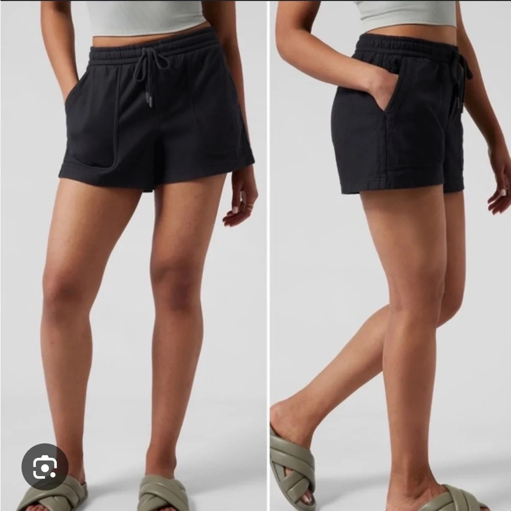 Nwt Athleta Black Farallon Shorts Plus Size
